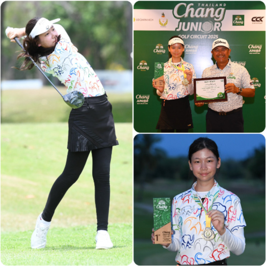 “ณิชนันทณ์ รติภูมิ” โชว์ฟอร์มเฉียบ คว้าแชมป์หญิงรุ่น Junior ศึก Chang Thailand Junior Golf Circuit 2025 สนามที่ 2 