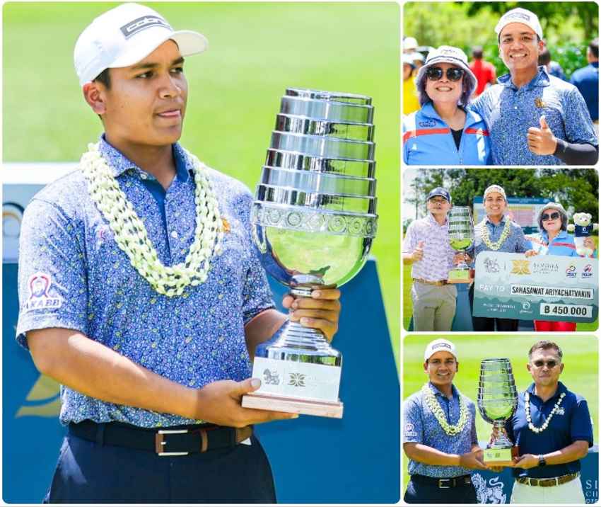 ยินดีกับ“โปรปาร์ค” สหัสวรรษ ผงาดคว้าแชมป์อาชีพแรก ศึก “สิงห์ เชียงใหม่ โอเพ่น 2025” 