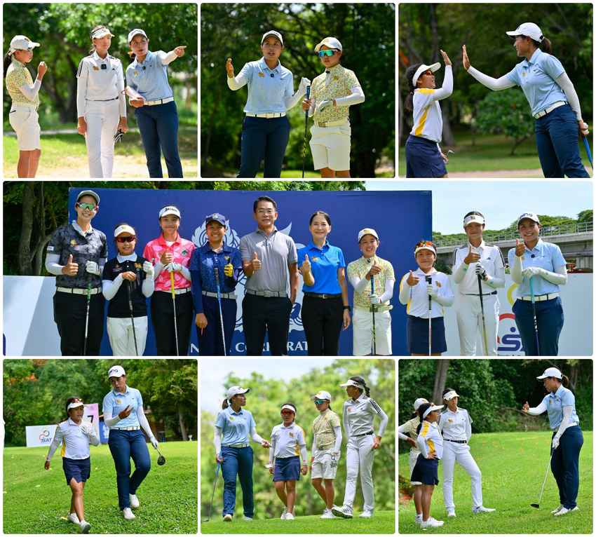 สองโปรสาวไทยนำทีม 6 เยาวชนออกรอบ “Play with Pro” ที่หัวหิน เสริมประสบการณ์สู่เส้นทางอาชีพ 