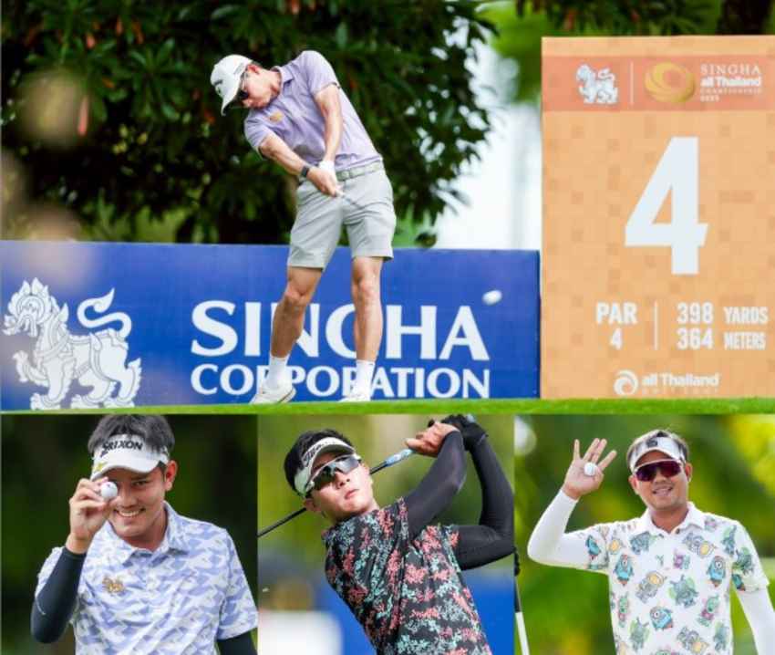 “ถิรวัฒน์” ลุ้นคว้าแชมป์ที่ 3 ในออลไทยแลนด์ฯ หลังยังนำต่อรอบสามที่สุวรรณกอล์ฟฯ 