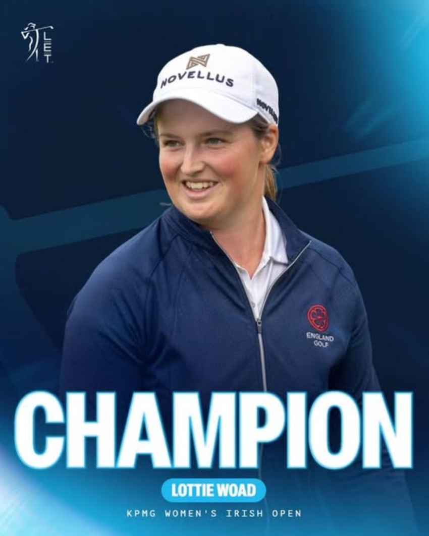 “ลอตตี้ โวด” มือสมัครเล่นเบอร์ 1 โลก ผงาดคว้าแชมป์ KPMG Women’s Irish Open 2025 / “มายด์-เอพริล” จบที่ 57 ร่วม 