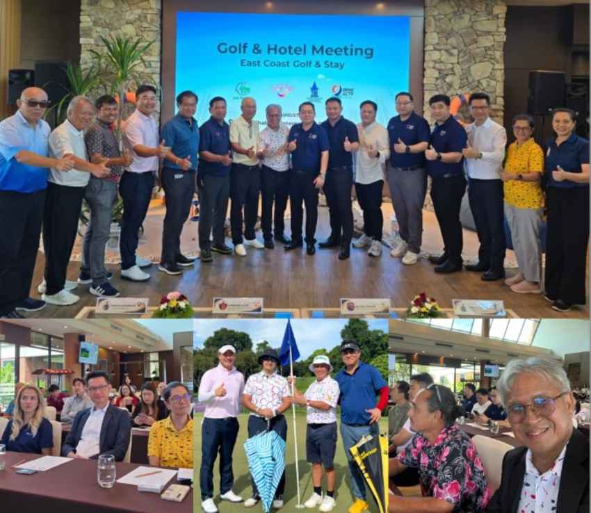 สามสมาคมใหญ่ภาคตะวันออกร่วมประชุม EGA & Hotel Meeting เปิดตัวแคมเปญ “Golf Stay & Play” หนุนท่องเที่ยว-กอล์ฟ 
