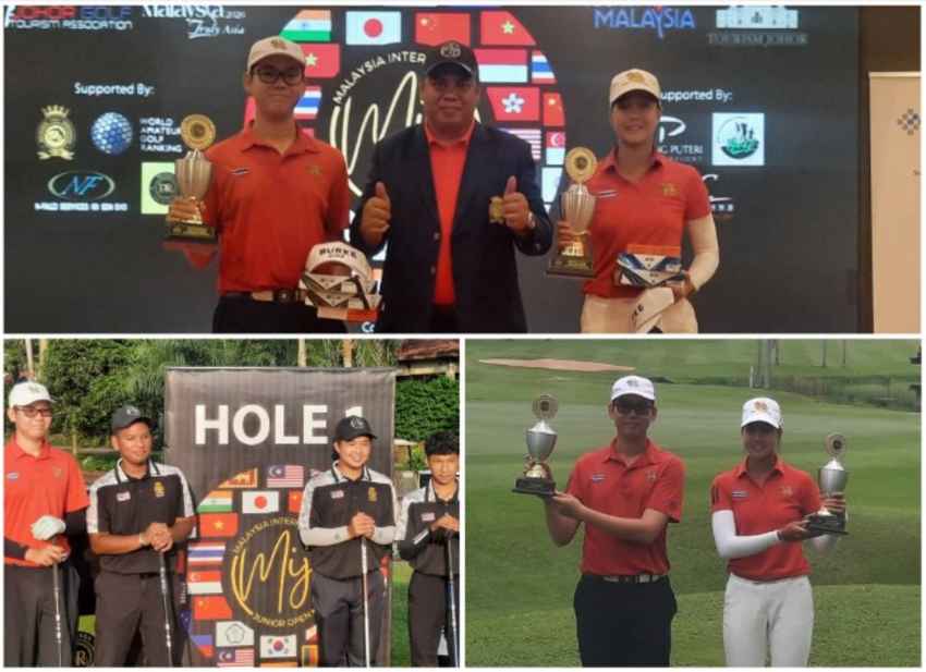 เยาวชนไทยกวาด 2 แชมป์ ชาย–หญิง Malaysia International Junior Open 2025 ณ ตันจง ปูเตอรี กอล์ฟ รีสอร์ท 
