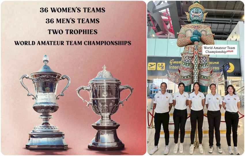 ตามเชียร์ 6 ตัวแทน การแข่งขันกอล์ฟสมัครเล่นชิงแชมป์โลก World Amateur Team Championships 2025 