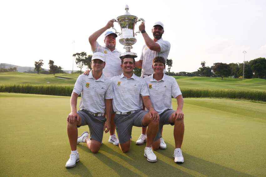 ทีมไทยจบอันดับ 7 ร่วม ศึก “Eisenhower Trophy 2025” – แอฟริกาใต้สร้างประวัติศาสตร์คว้าแชมป์โลกสมัครเล่นครั้งแรก 