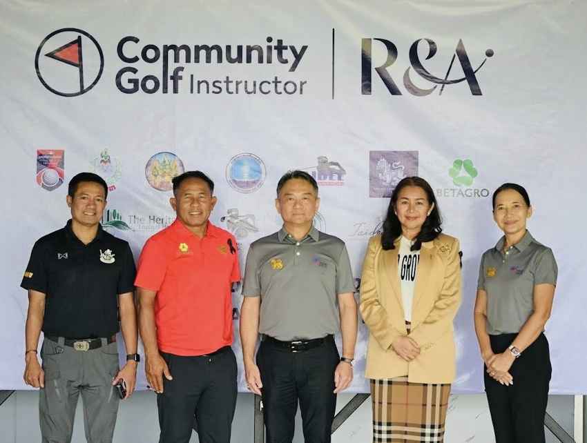 นายกสมาคมกอล์ฟอาชีพสตรีเยี่ยมโครงการสอนกอล์ฟระดับชุมชน จับมือ R&A – มูลนิธิธงชัย ใจดี เดินหน้าปูทางเด็กไทยสู่กีฬากอล์ฟ 