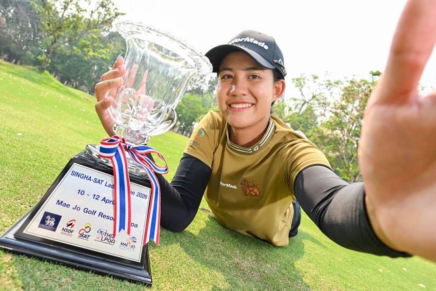 นวพร เพลย์ออฟเฉือนชัย คว้าแชมป์สิงห์-เอสเอที เลดีส์ โอเพ่น รับสงกรานต์สุดมัน 