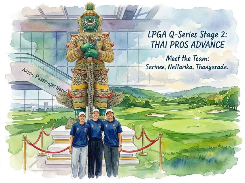ส่งกำลังใจ เปิ้ล,โบว์,แพท สู่ Stage 2 กับเส้นทางสู่เวที LPGA 