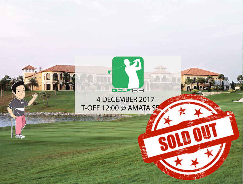 GOLFDD EVENT at AMATA SPRING SOLD OUT in 36 Hours 