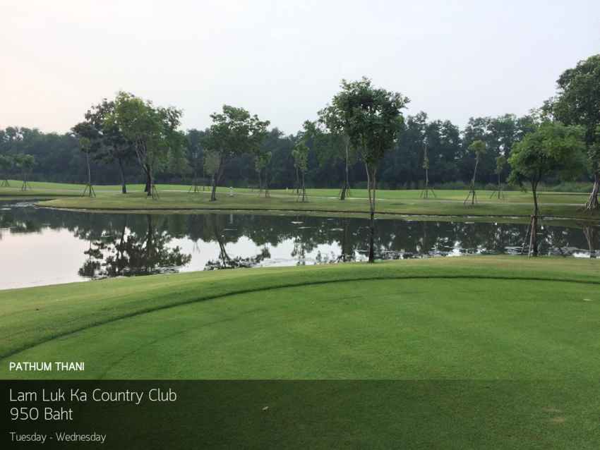 Lam Luk Ka Country Club - สนามกอล์ฟ 5 ดาวกรีนฟีไม่ถึงพันบาท 